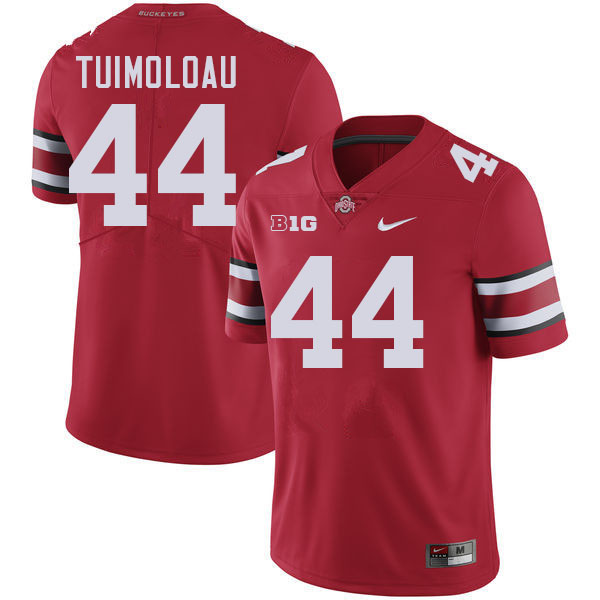 JT Tuimoloau Ohio State Buckeyes Jersey College Football Uniforms-Red